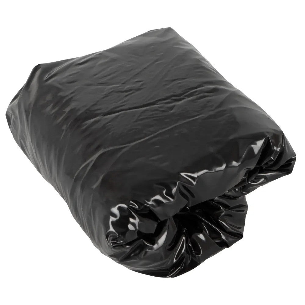 Sex bed linen with vinyl elastic Lack 220 x 220 black