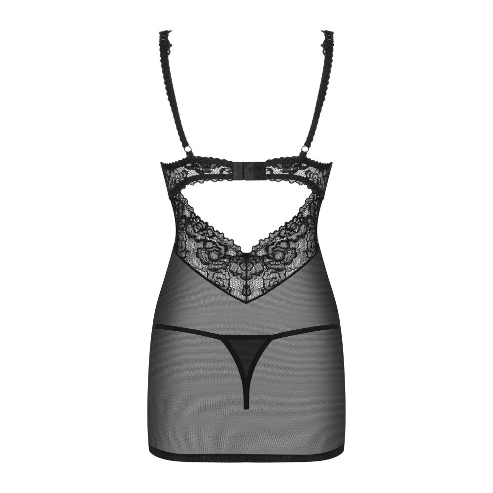 Sexy Dress & Thong Set Obsessive Black
