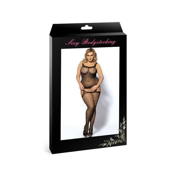 Sexy Noir Erotic Bodysuit - Garter Size XL/XXL