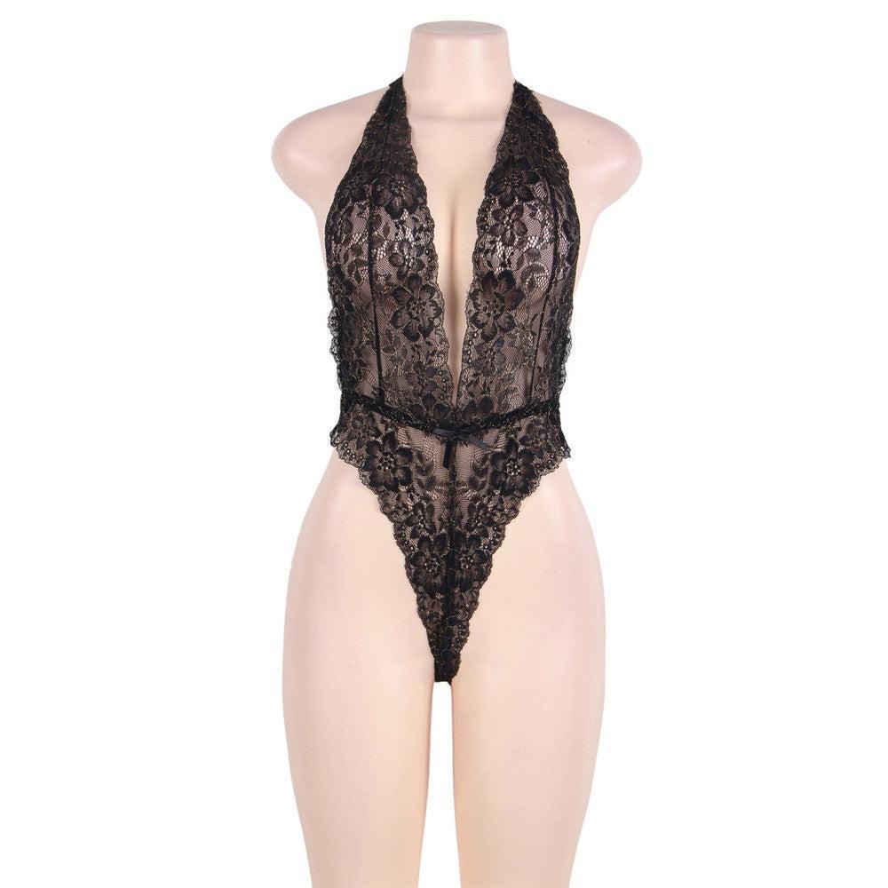 Sexy backless lace bodysuit Paris