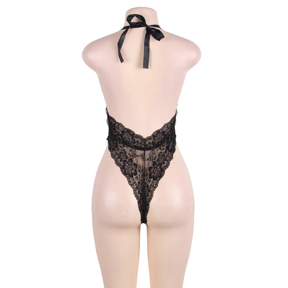 Sexy backless lace bodysuit Paris
