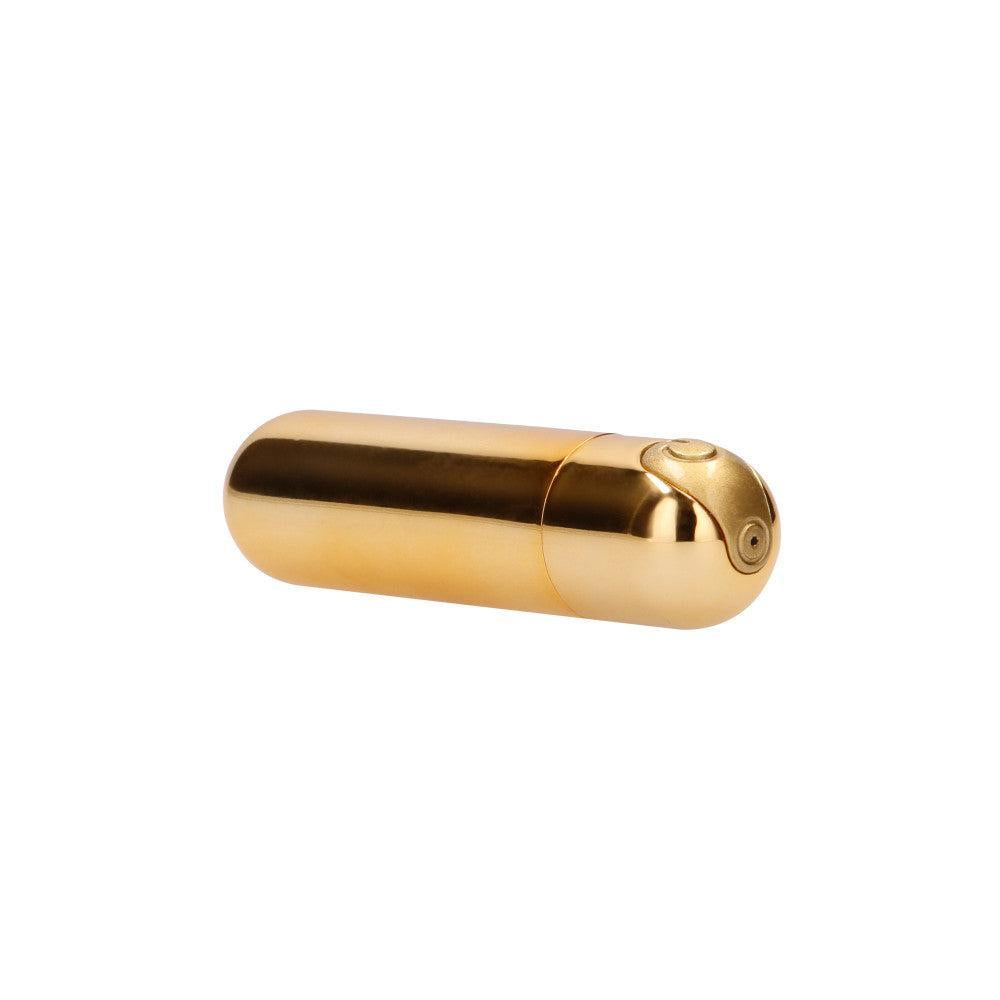 Shots rechargeable bullet vibrator golden
