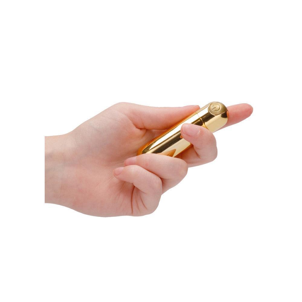 Shots rechargeable bullet vibrator golden