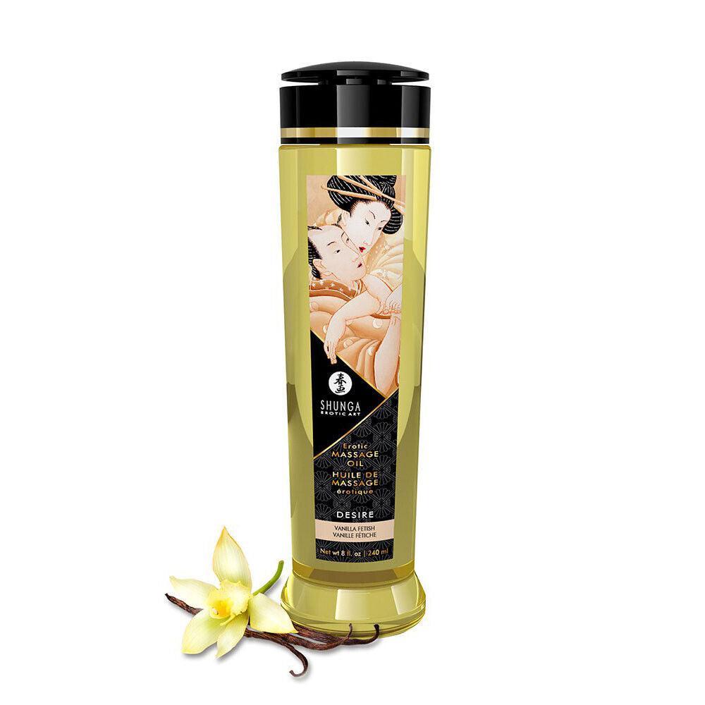 Shunga Desire Vanilla Fetish Oil for Erotic Massage 240 ml