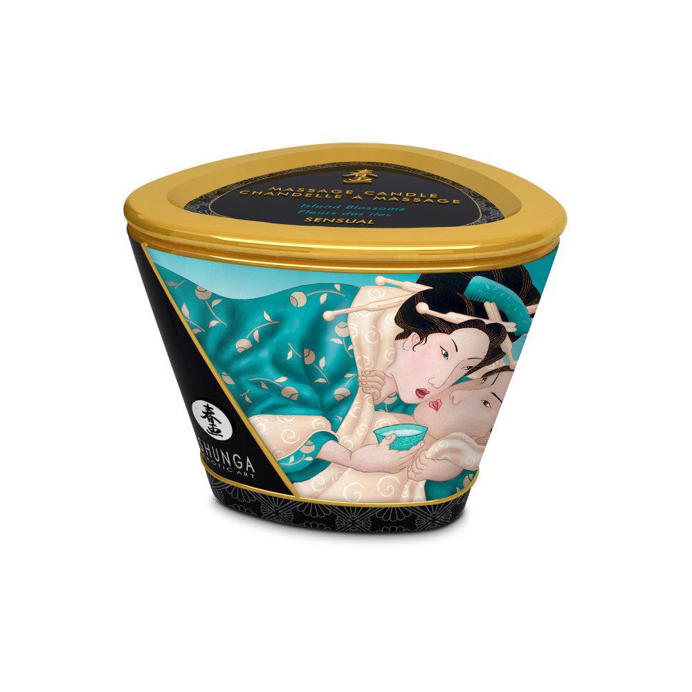 Shunga Sensual floral scented massage candle