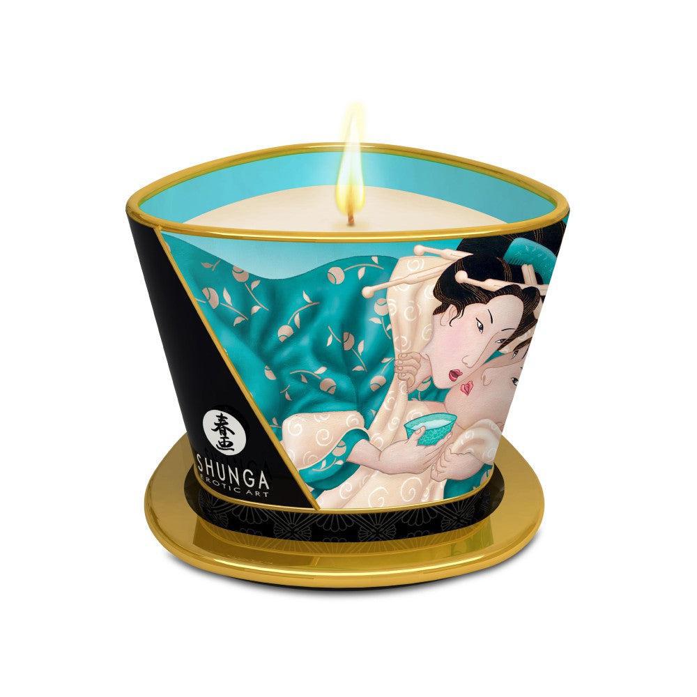 Shunga Sensual floral scented massage candle