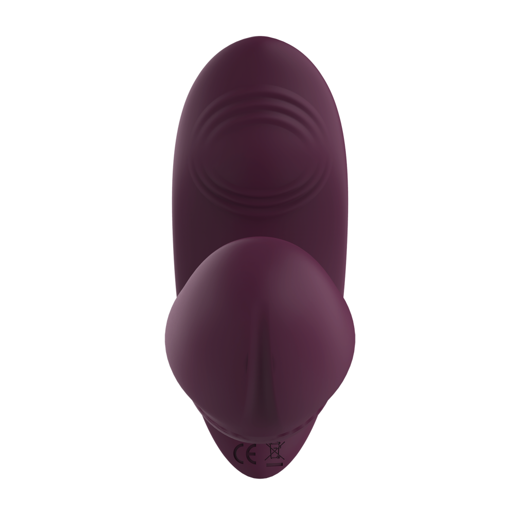 Silicone G-spot Vibrator with Clit Stimulator and Remote G-spot Hitter