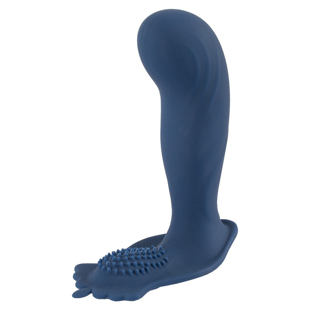 Silicone Prostate Stimulator with Remote Vibrating Butt Plug