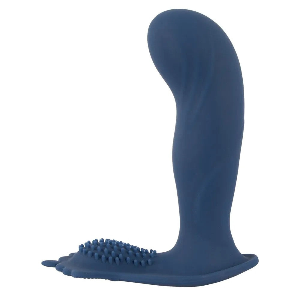 Silicone Prostate Stimulator with Remote Vibrating Butt Plug
