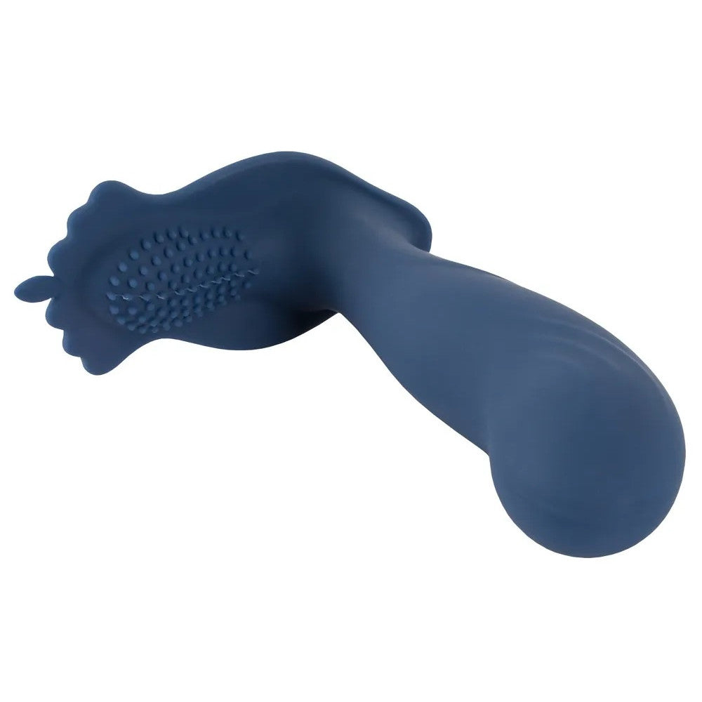 Silicone Prostate Stimulator with Remote Vibrating Butt Plug