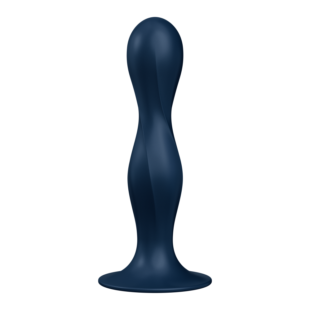 Silicone Satisfyer Double Ball-R Dildo Blue