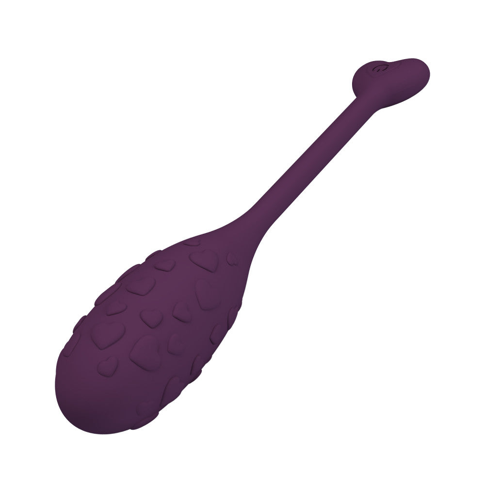 Silicone Vibro Egg with Mobile App Fisherman Purple
