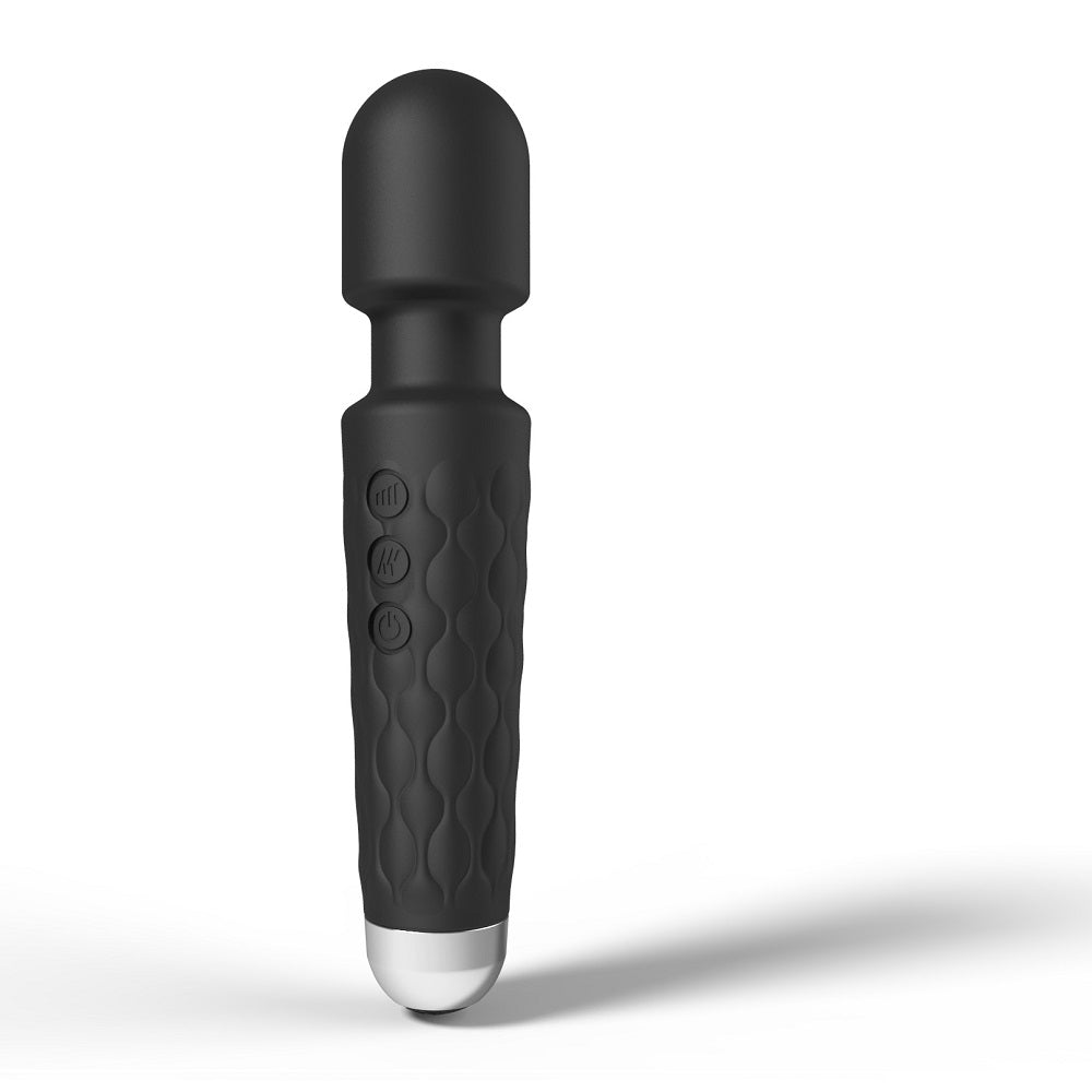 Silicone Wand Massager Loving Joy Black