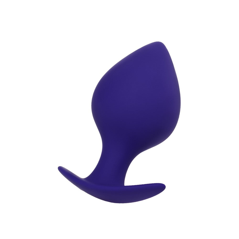 Silicone anal dilator with moving ball Glob purple L