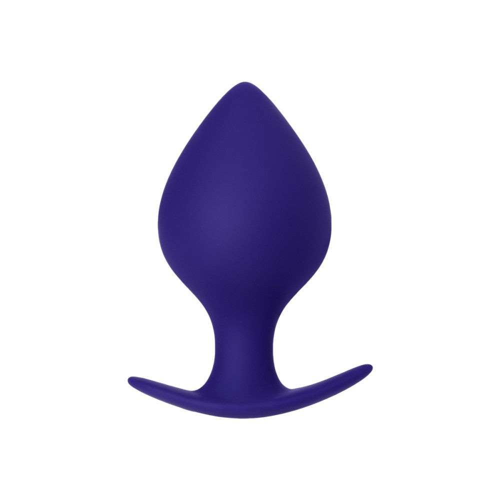 Silicone anal dilator with moving ball Glob purple L