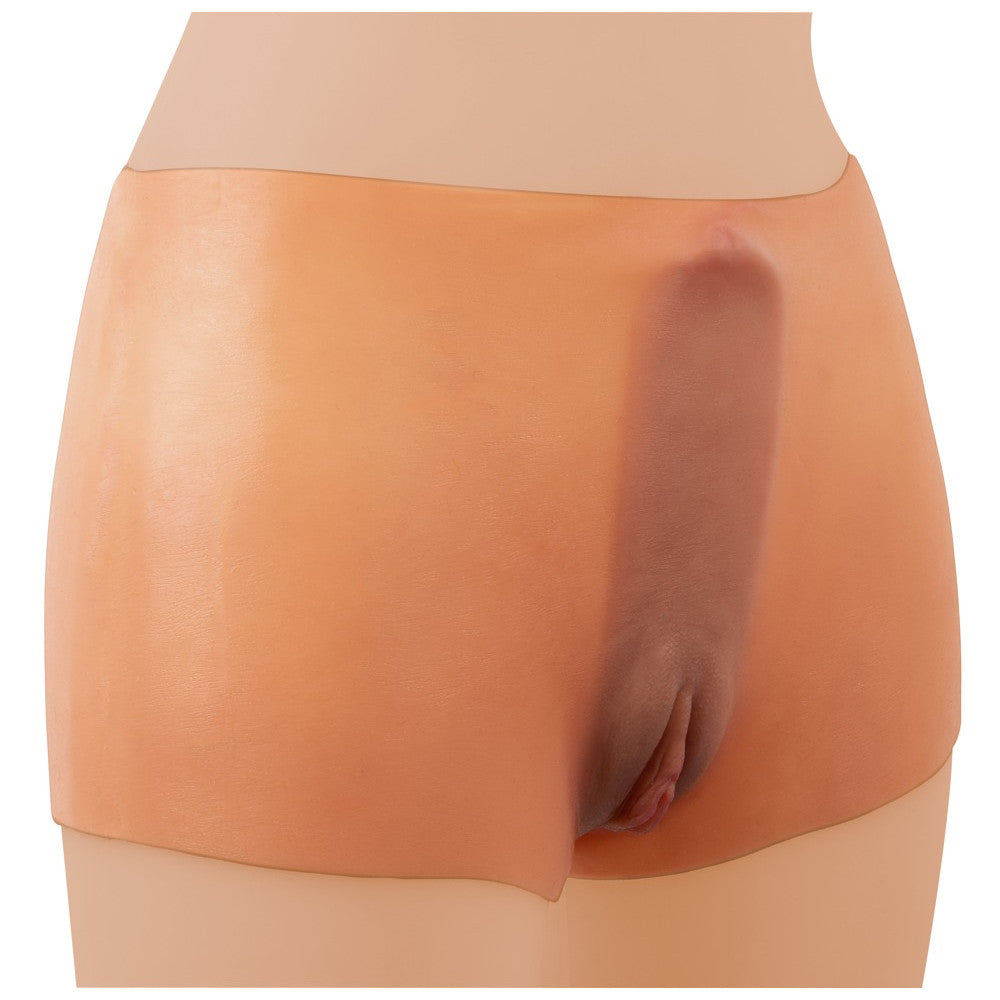 Silicone boxers with a realistic vagina Vagina Pants size L
