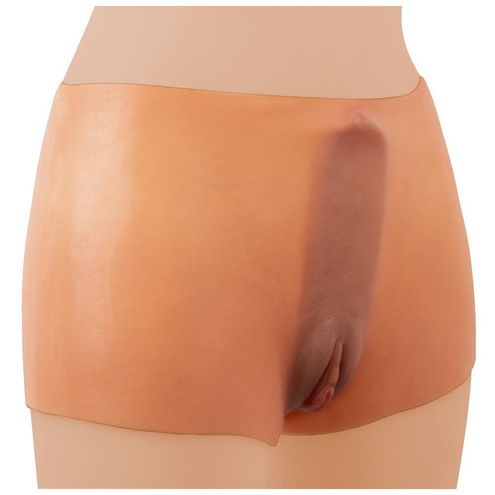 Silicone boxers with a realistic vagina Vagina Pants size L