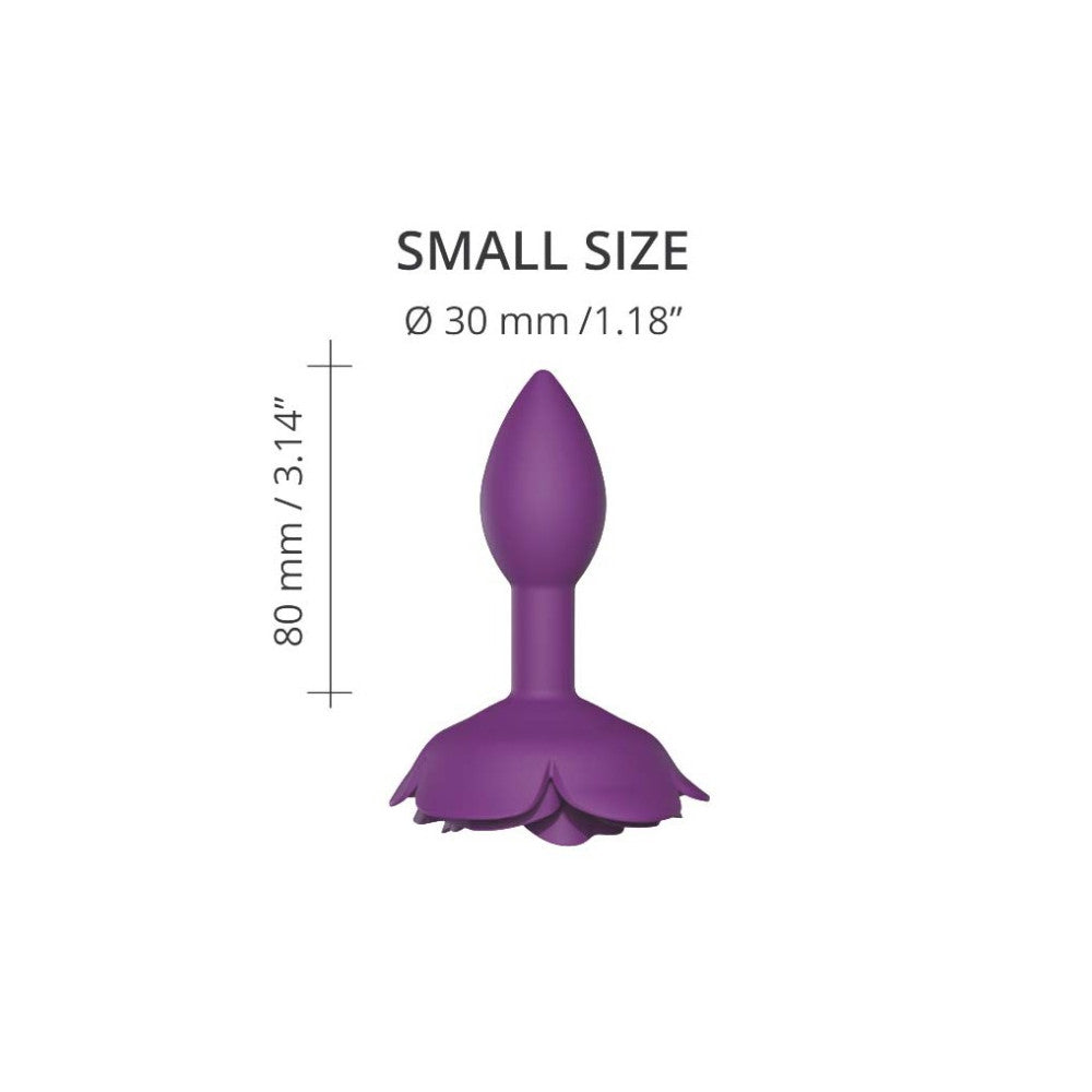 Silicone butt plug Open Roses S