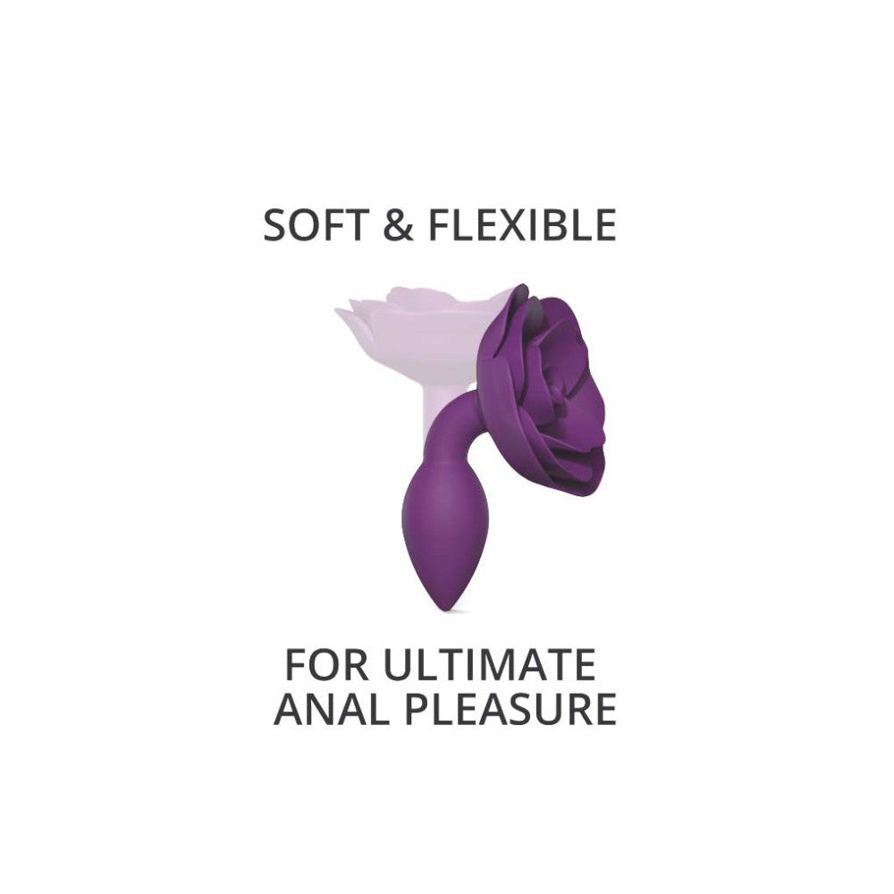 Silicone butt plug Open Roses S