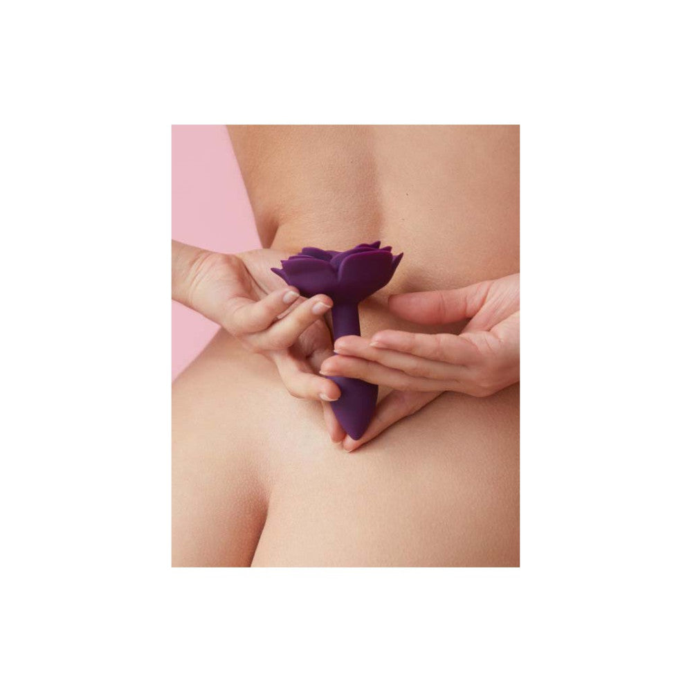 Silicone butt plug Open Roses S