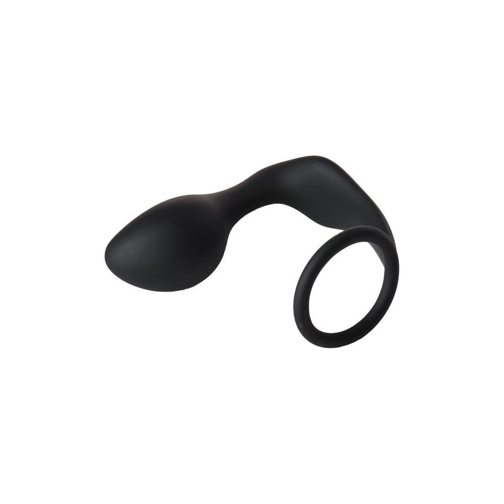 Silicone butt plug with cock ring Fantasstic