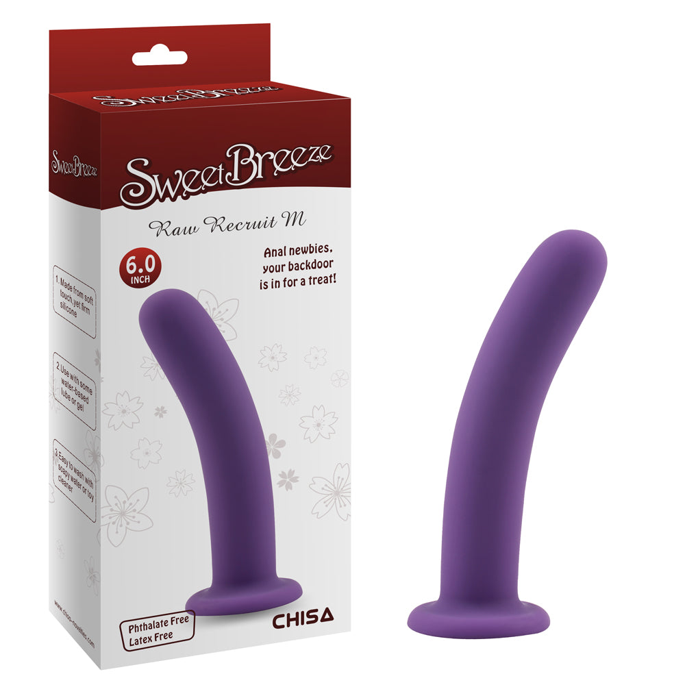 Silicone sex dildo Raw Recruit M purple