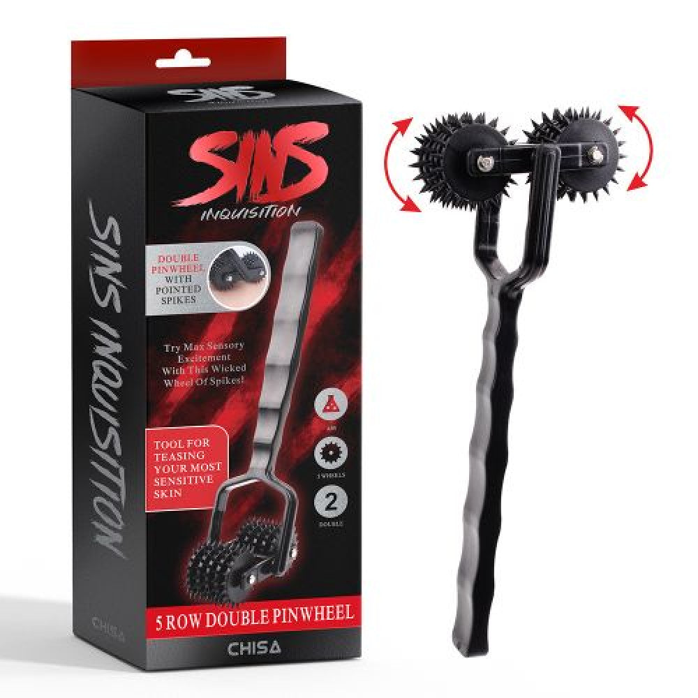 Sins BDSM Double Pin Wheel Spikes Accessory