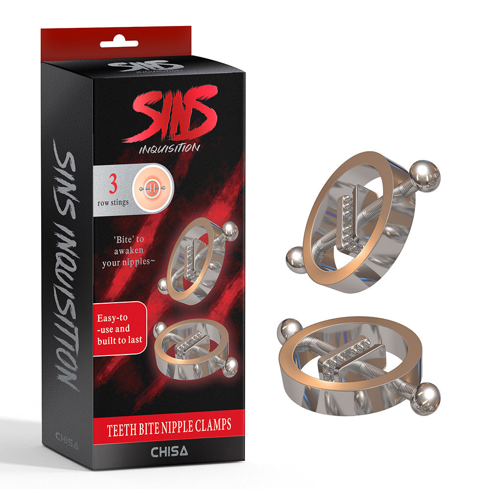 Sins Teeth Bite Nipple Clamps