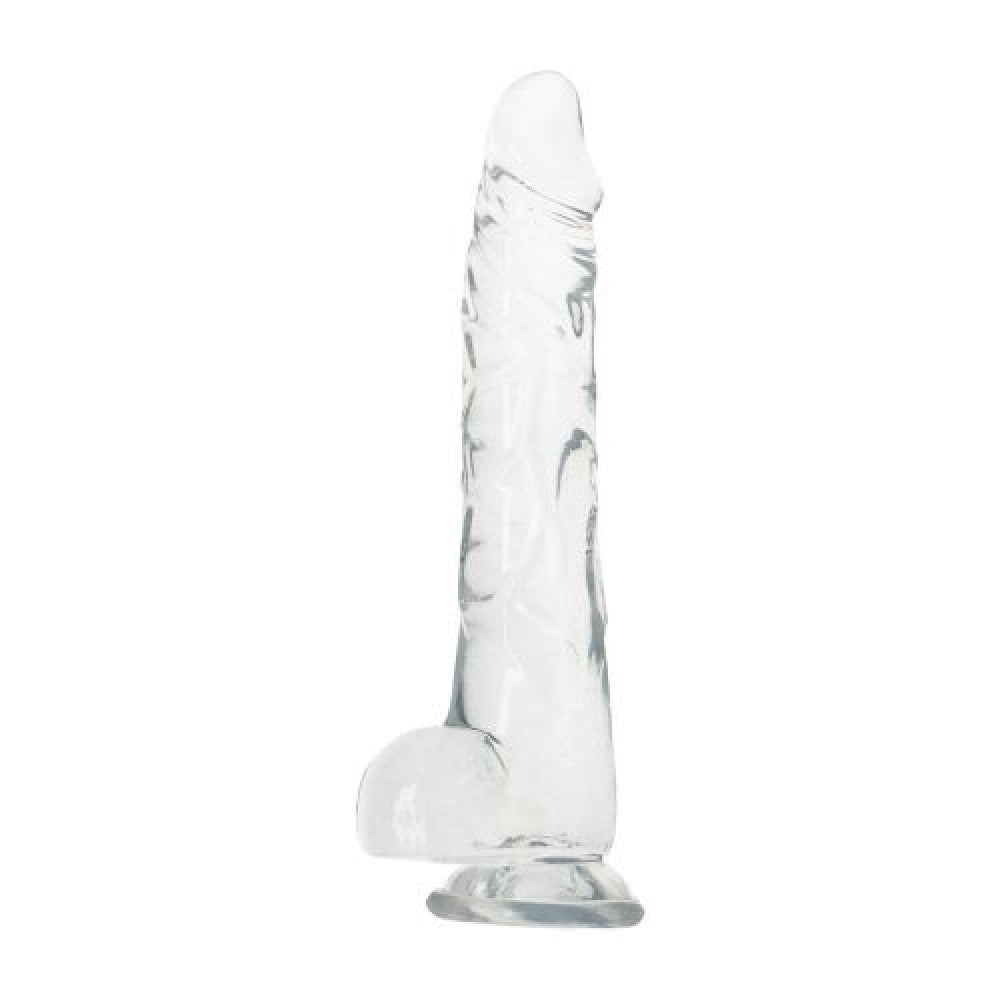 Sky Emotion Large Realistic Testicle Dildo 32 cm Transparent