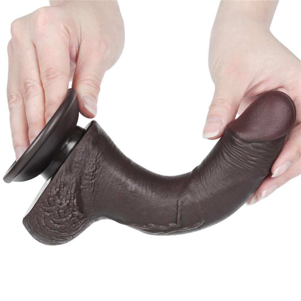 Sliding-skin Dong dildo 7.5"