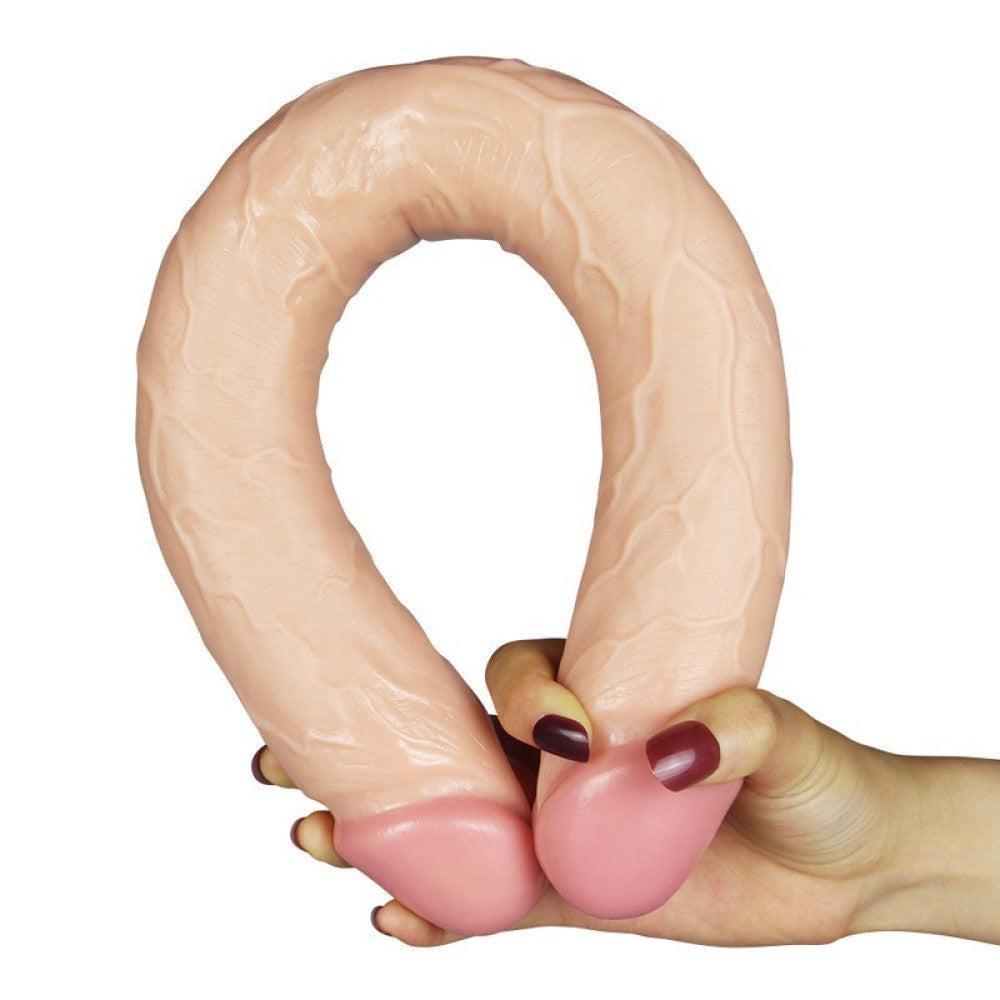 Slim Ultra Large Realistic Double Dildo 44 cm.
