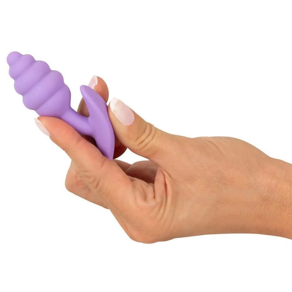 Small Silicone Butt Plug Cuties Purple