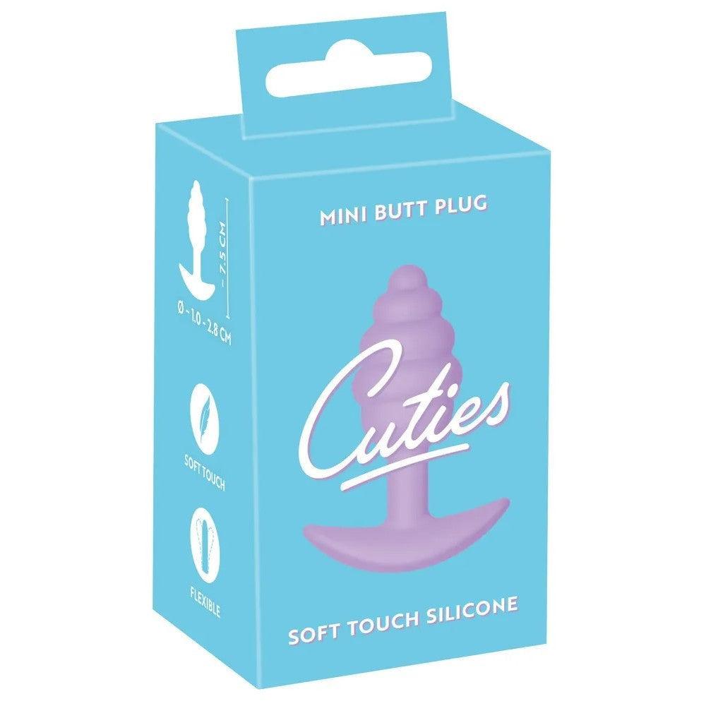 Small Silicone Butt Plug Cuties Purple