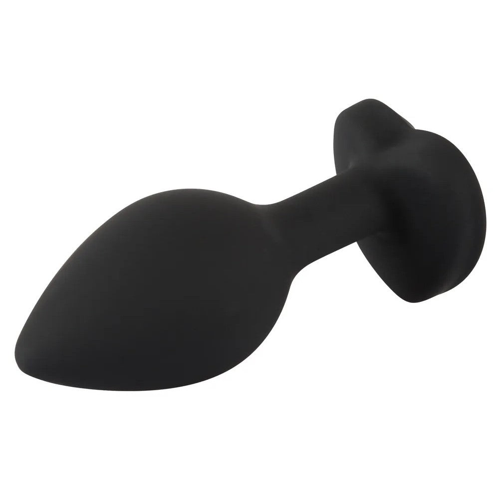 Small Silicone Crystal Heart Butt Plug