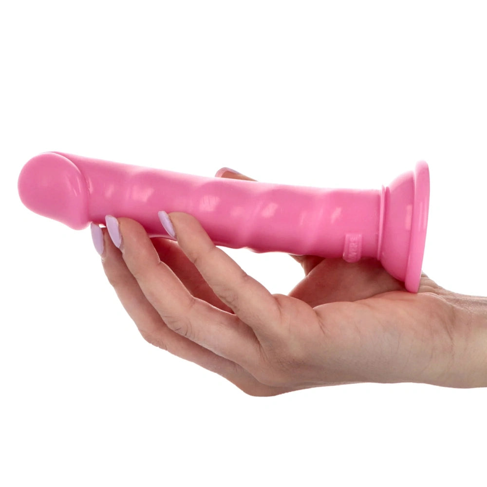 Small Textured Butt Plug with Vacuum Base Ugo Pink