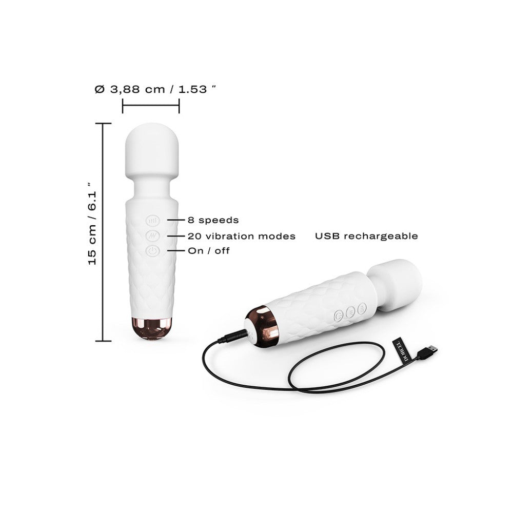 Small Wand Massager Dorcel Mini Wanderful White