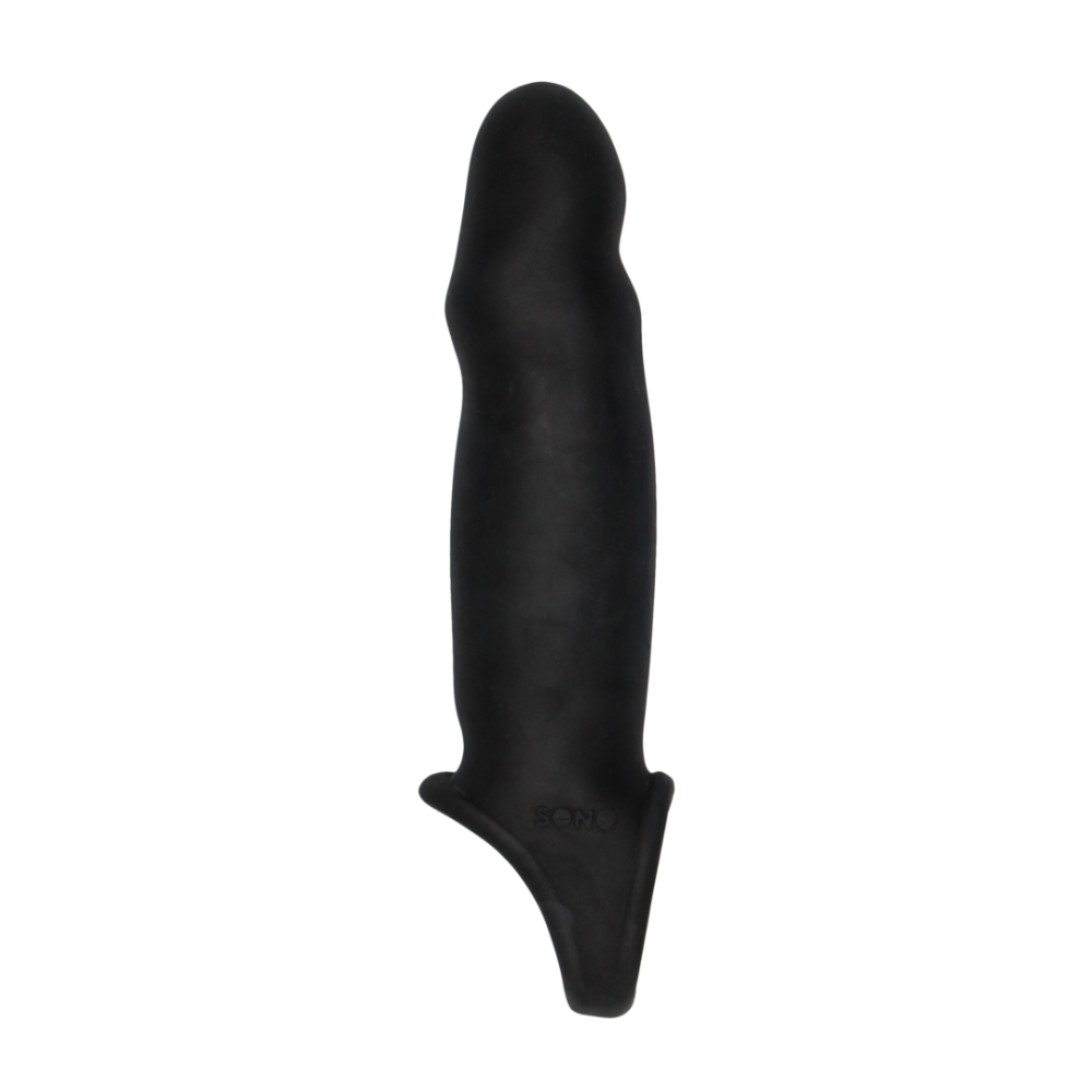 Sono #17 Big Realistic Cyber Skin Penis Extender Black