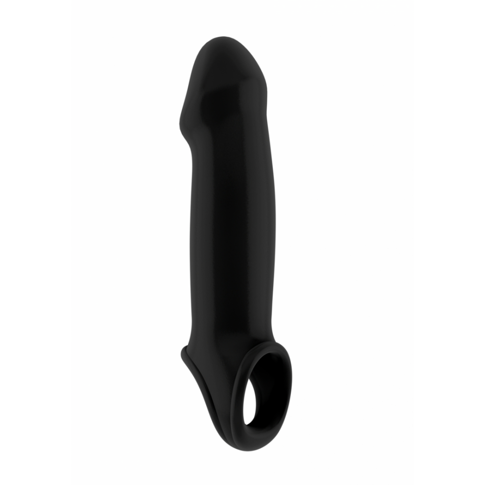 Sono #17 Big Realistic Cyber Skin Penis Extender Black
