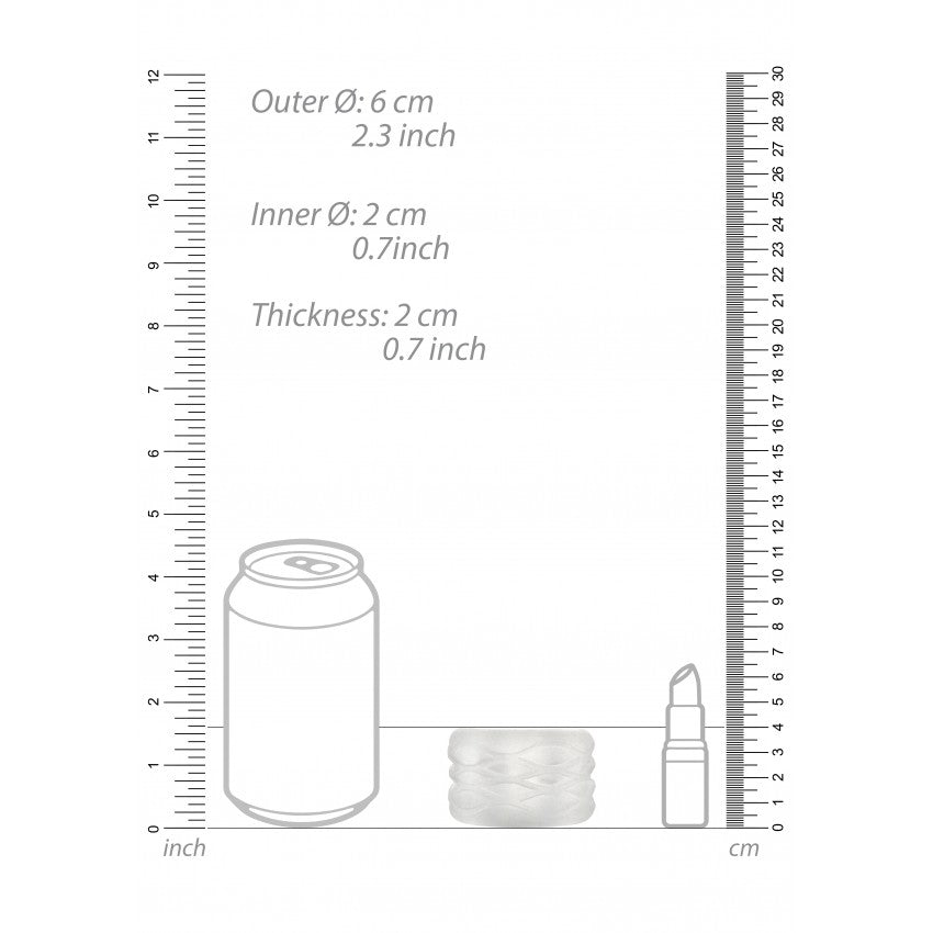 Sono #93 Elastic Double Sided Masturbator Transparent