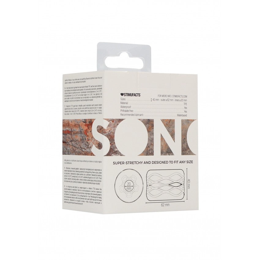 Sono #93 Elastic Double Sided Masturbator Transparent