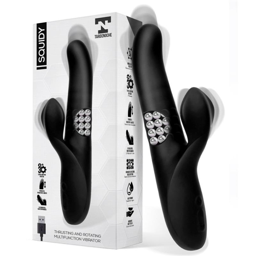 Squidy Thrusting Beaded Rabbit Vibrator