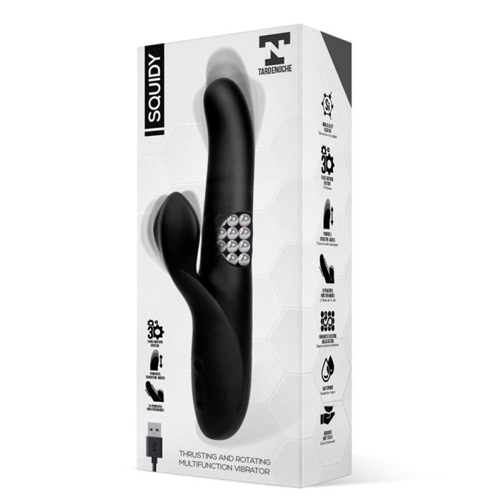Squidy Thrusting Beaded Rabbit Vibrator