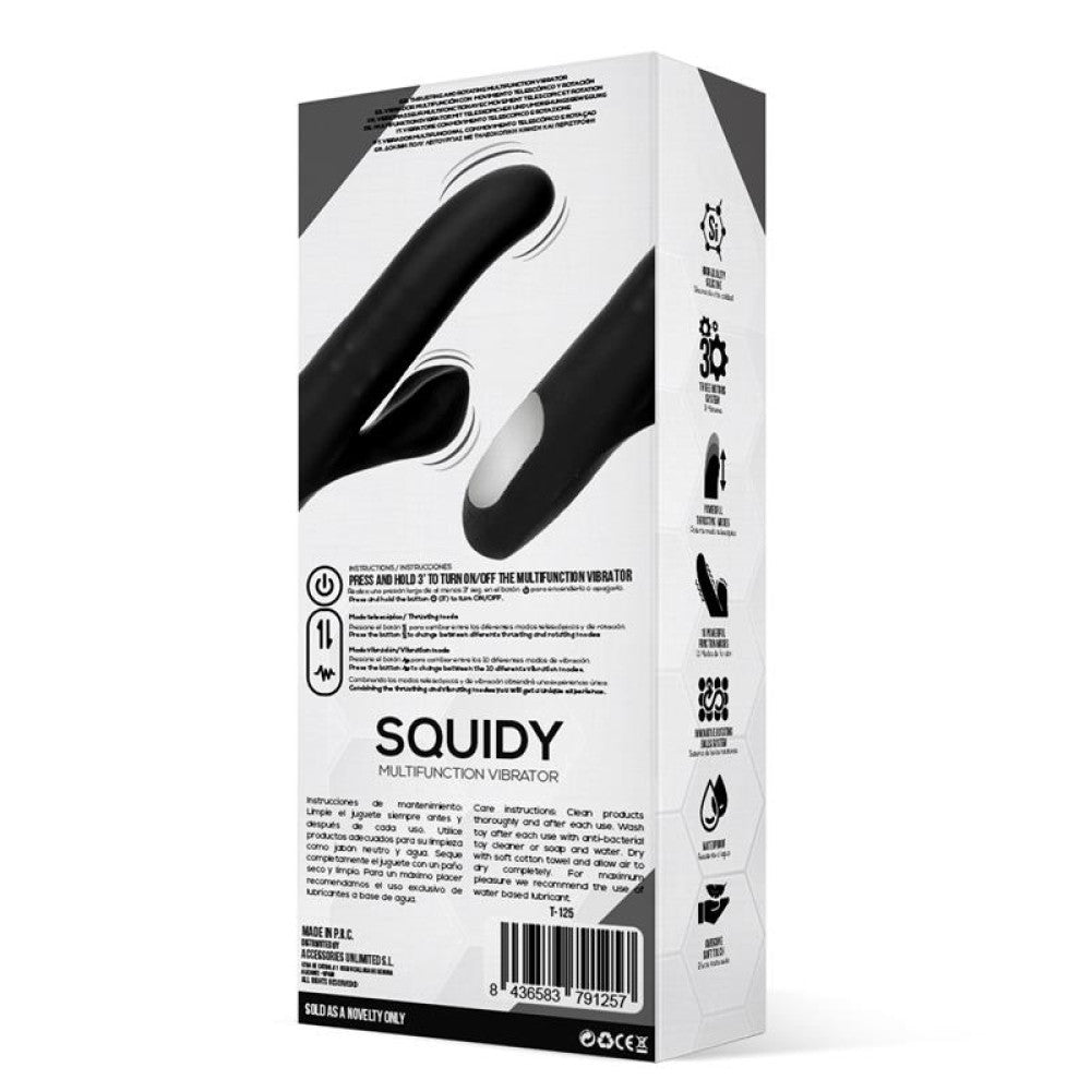 Squidy Thrusting Beaded Rabbit Vibrator
