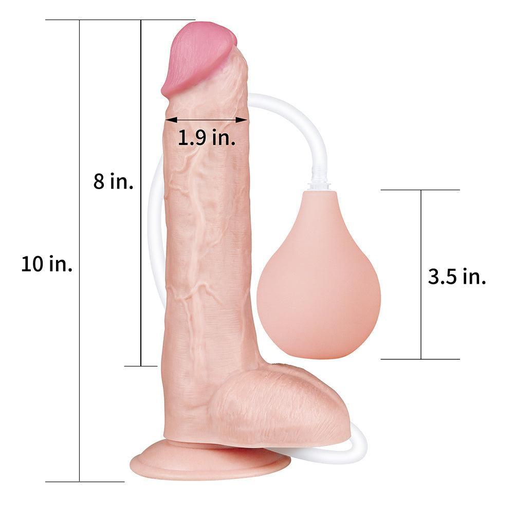 Squirt Extreme Realistic Ejaculating Dildo 10"