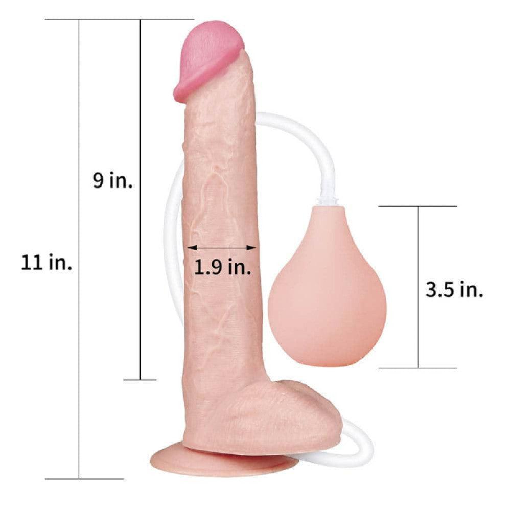 Squirt Extreme Realistic Ejaculating Dildo 11"