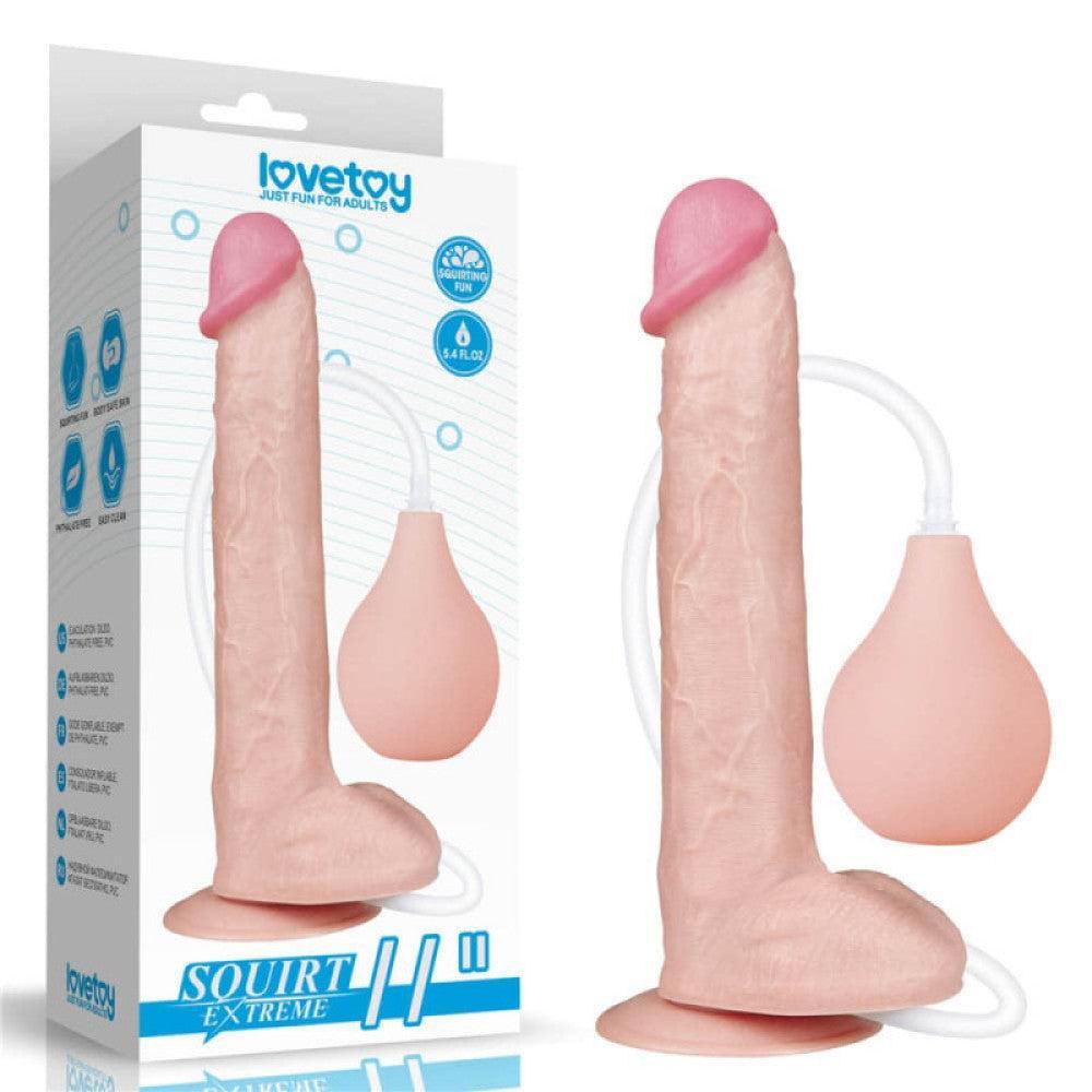 Squirt Extreme Realistic Ejaculating Dildo 11"