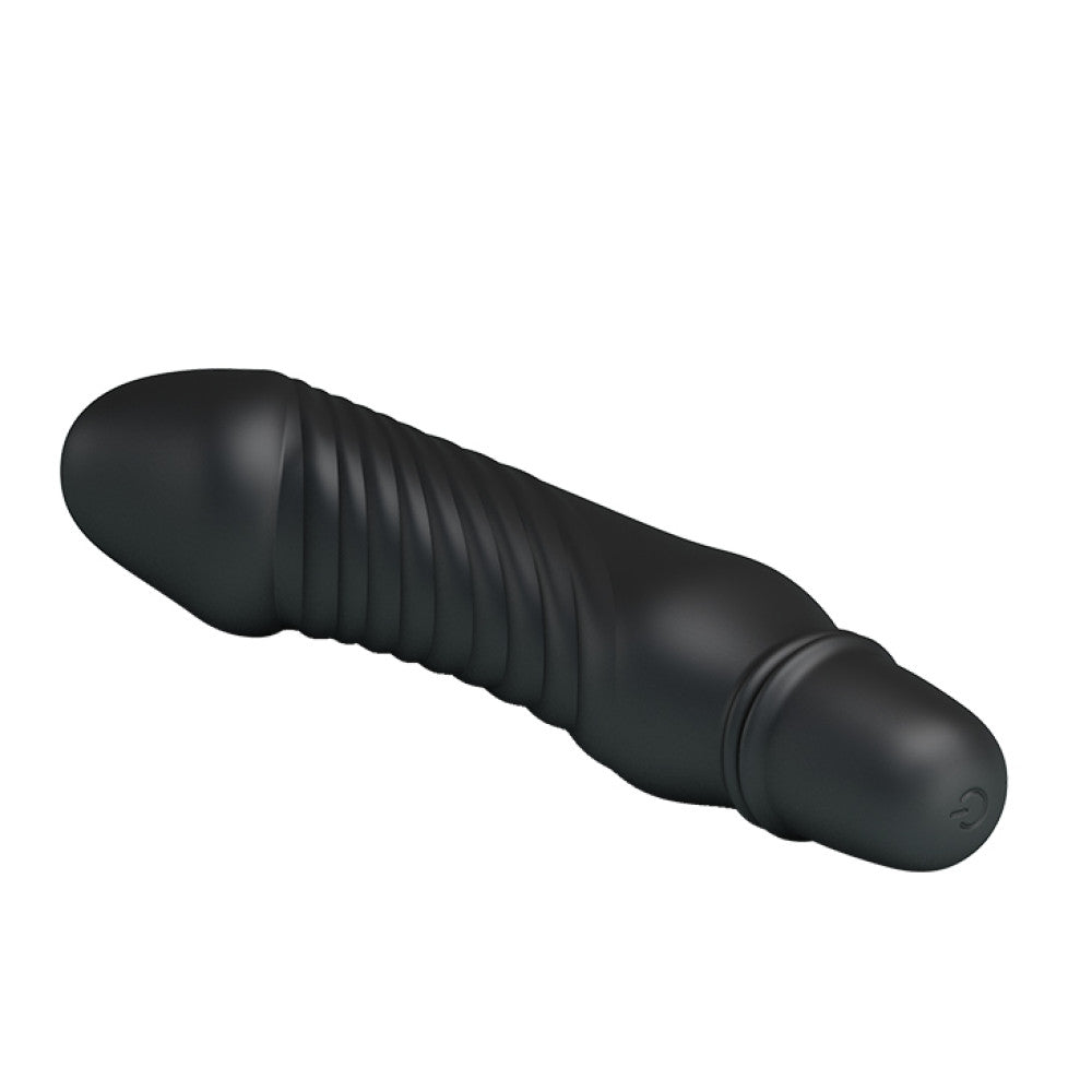 Stev small silicone vibrator black