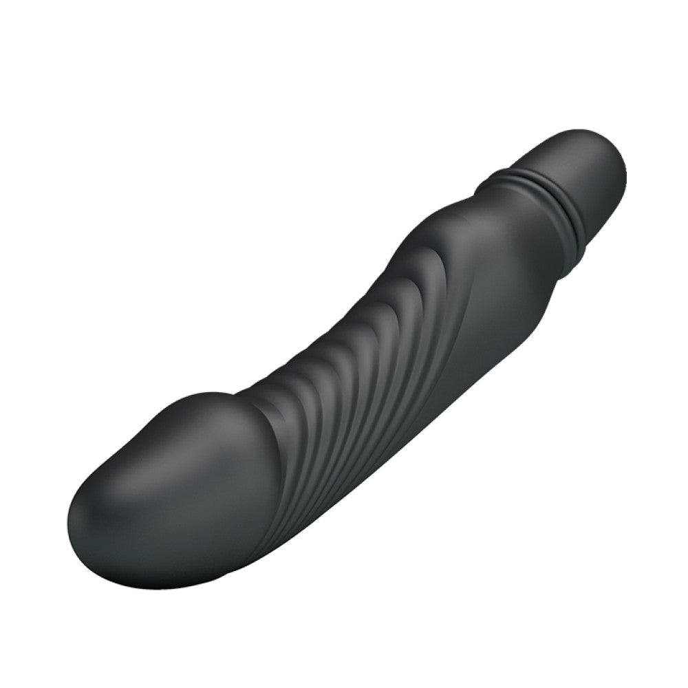 Stev small silicone vibrator black