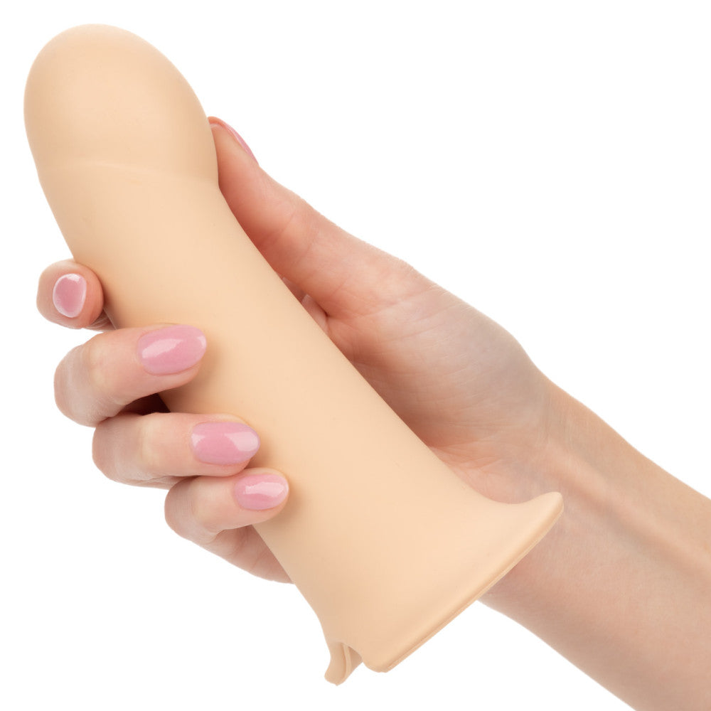 Strap-on Belt with Hollow Silicone Dildo - Penis Extender +5 cm