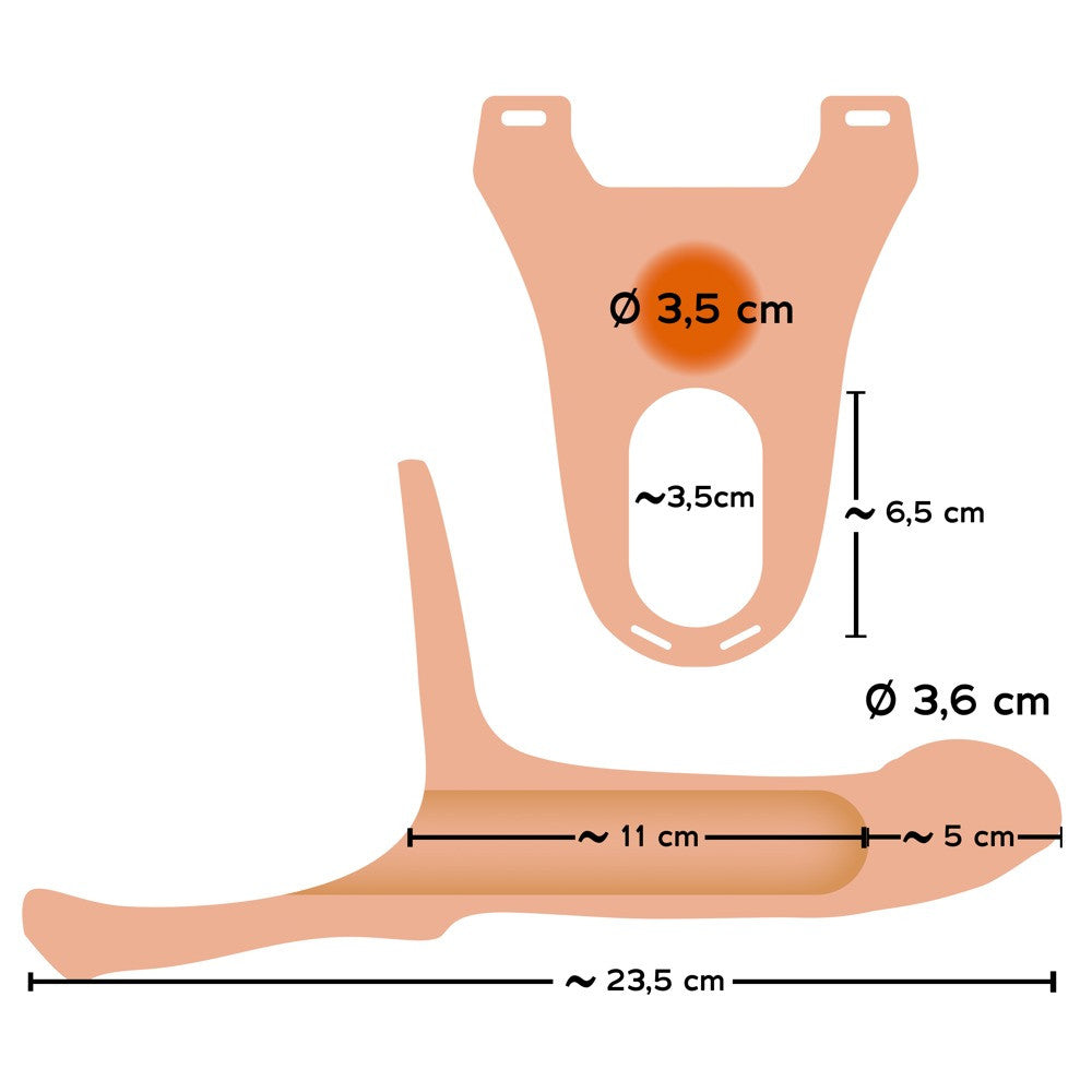 Strap-on belt for men with silicone penis extender You2Toys